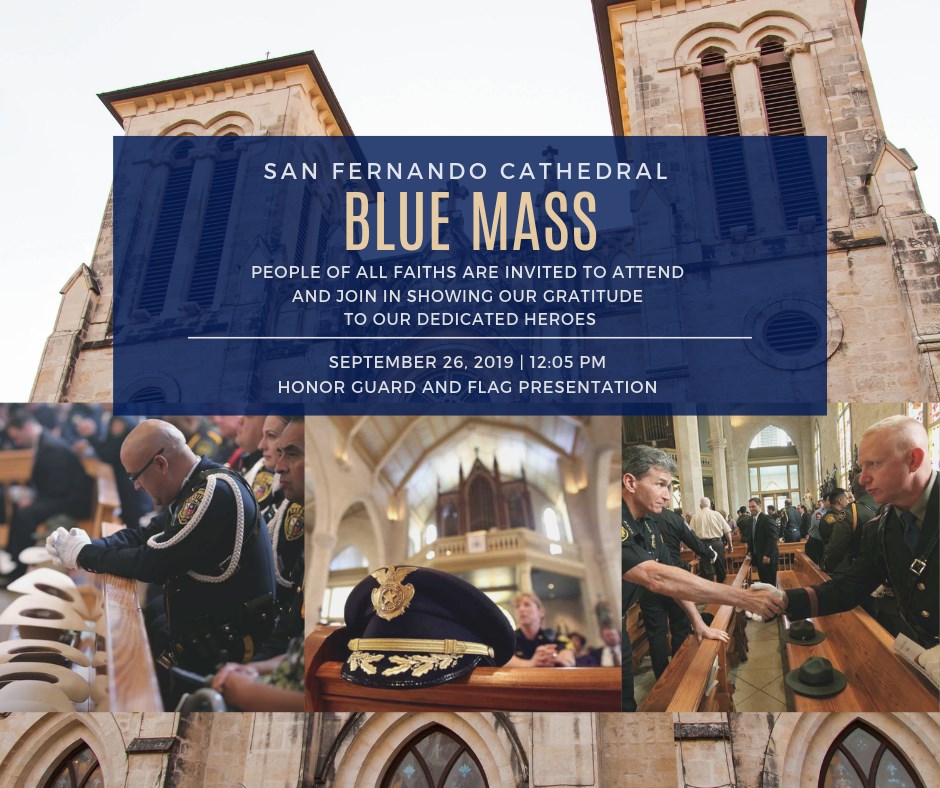 blue mass St. Anthony Mary Claret Catholic Church